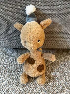 Plush Giraffe Stuffed Animal Toy - Brown